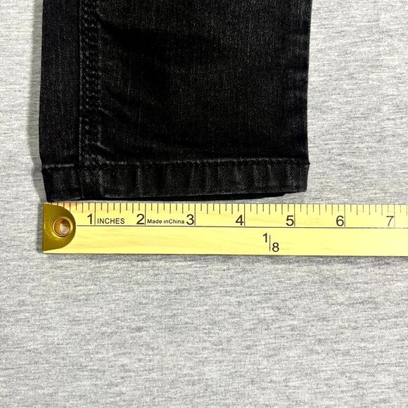 Free People Black Skinny Jeans Womens 29 61855-16515125 Mid Rise Dark Wash - Picture 9 of 10